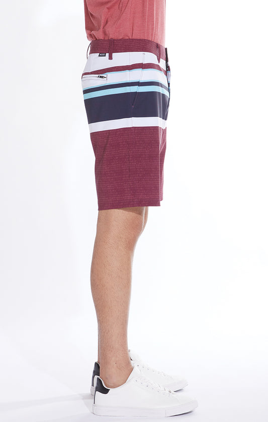 Miramar Camino Stripe Printed Hybrid Shorts