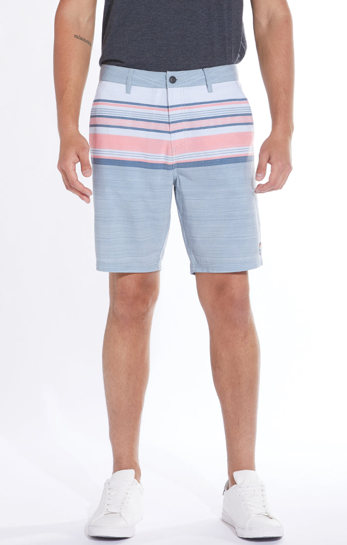 Guerrero Cabo Stripe Print Hybrid Shorts