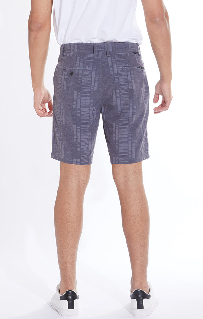 Hobbs Stripe Print Hybrid Short