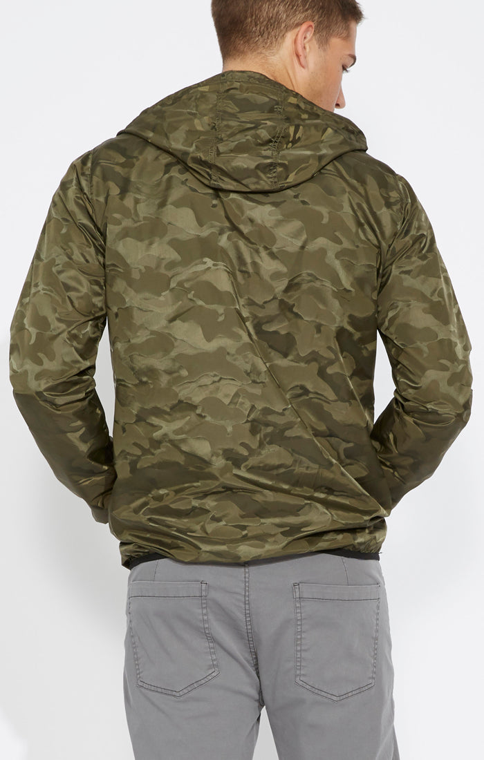 Pouchy Camo Windbreaker