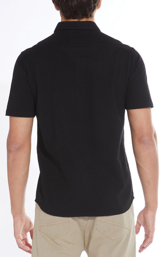 Billy Knit Button-Up Shirt