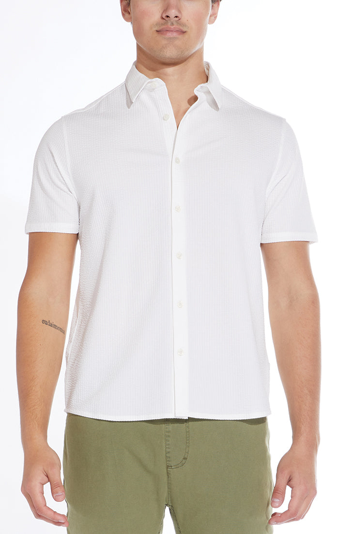 Billy Knit Button-Up Shirt