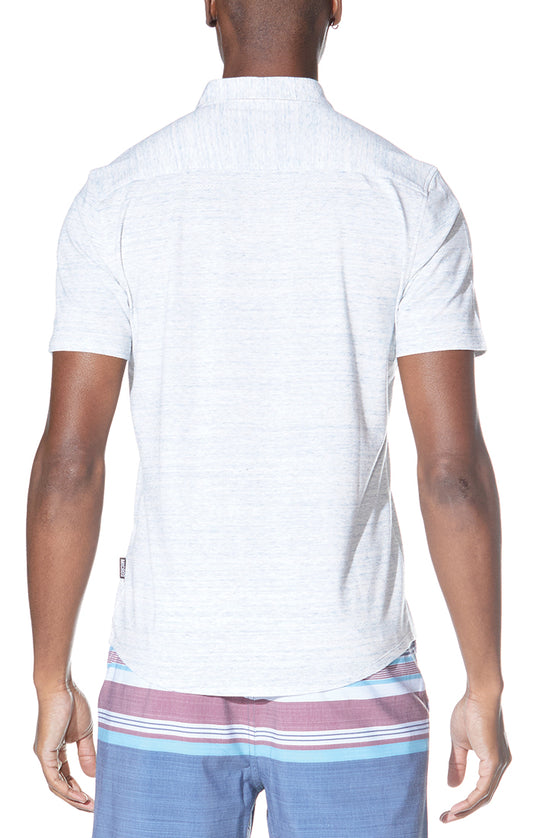 Alameda Button-Up Knit Resort Shirt