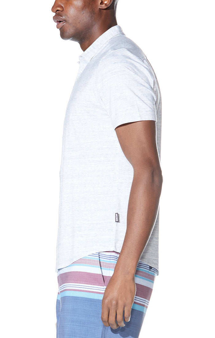 Alameda Button-Up Knit Resort Shirt