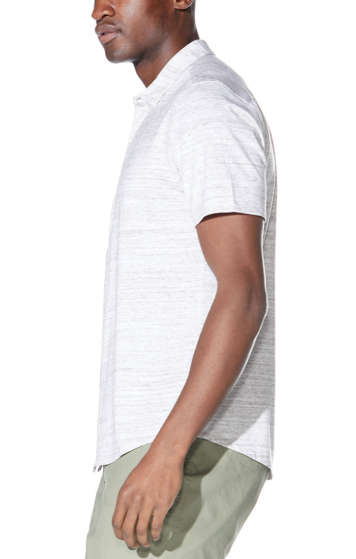 Alameda Button-Up Knit Resort Shirt