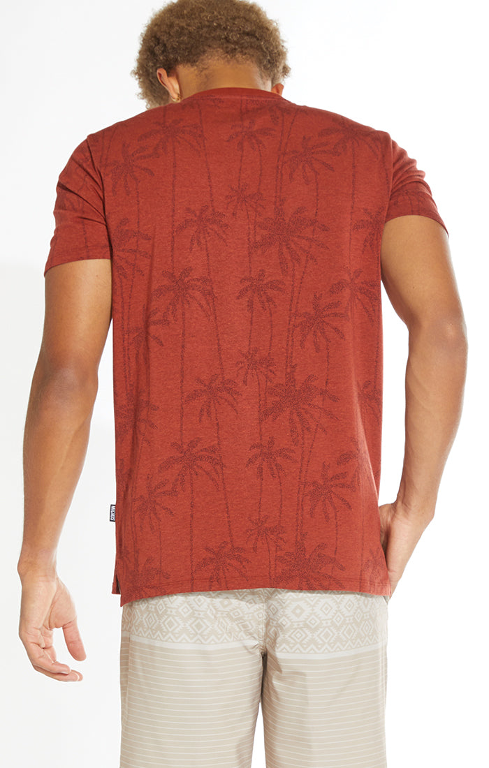 Grant Classic T-Shirt With Dotted Palm Print