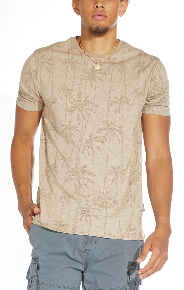 Grant Classic T-Shirt With Dotted Palm Print