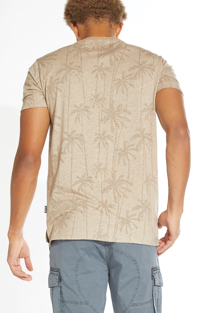Grant Classic T-Shirt With Dotted Palm Print