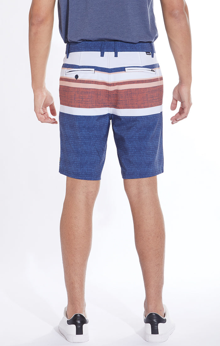 Miramar Camino Stripe Printed Hybrid Shorts