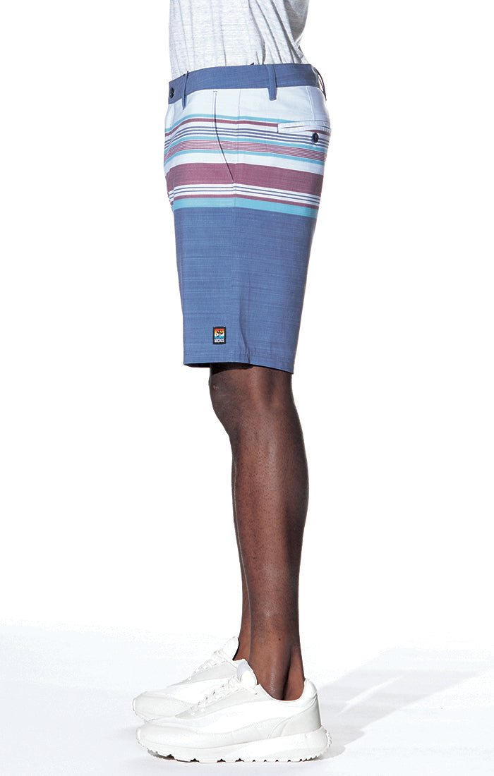 Guerrero Cabo Stripe Print Hybrid Shorts