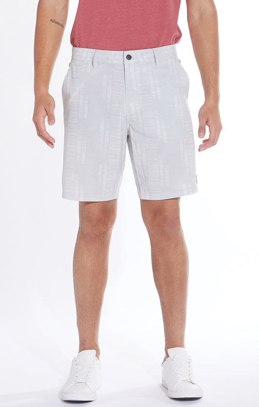 Hobbs Stripe Print Hybrid Short
