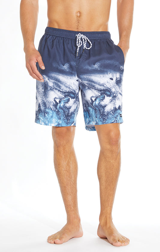 Marbled Waters Swim Volley Trunk