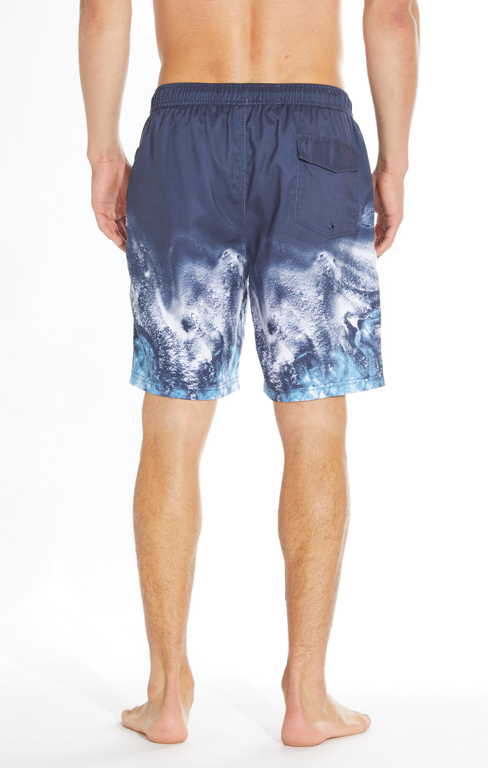 Marbled Waters Swim Volley Trunk