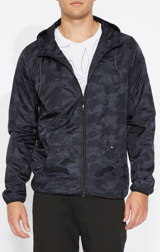 Pouchy Camo Windbreaker
