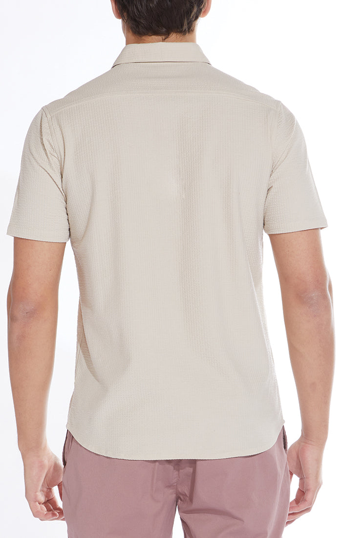 Billy Knit Button-Up Shirt