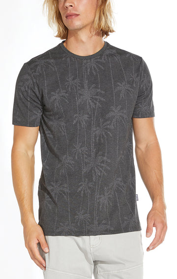 Grant Classic T-Shirt With Dotted Palm Print