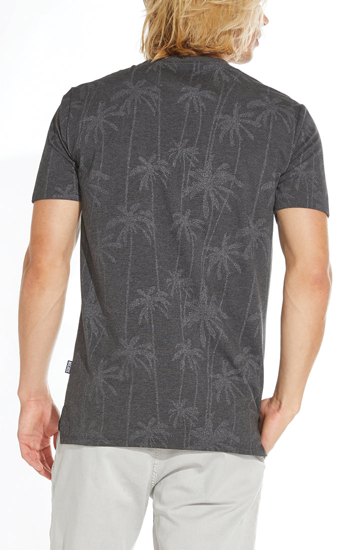 Grant Classic T-Shirt With Dotted Palm Print