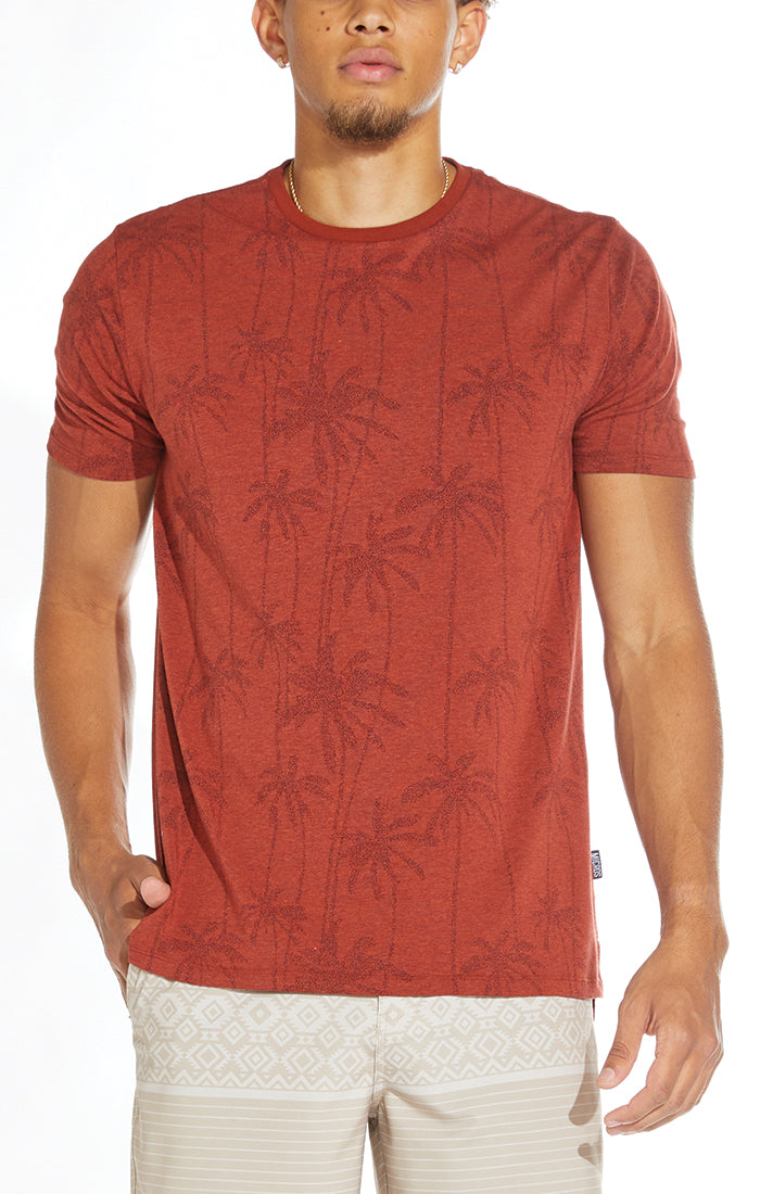 Grant Classic T-Shirt With Dotted Palm Print