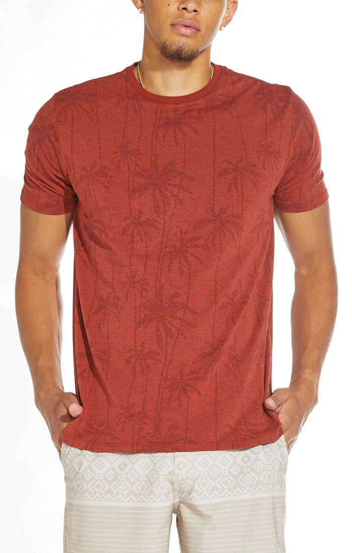 Grant Classic T-Shirt With Dotted Palm Print